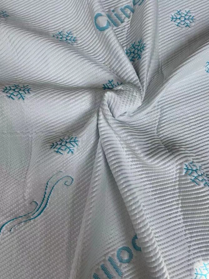 tessuto per cuscino per materasso lavorato a maglia jacquard in porcellana