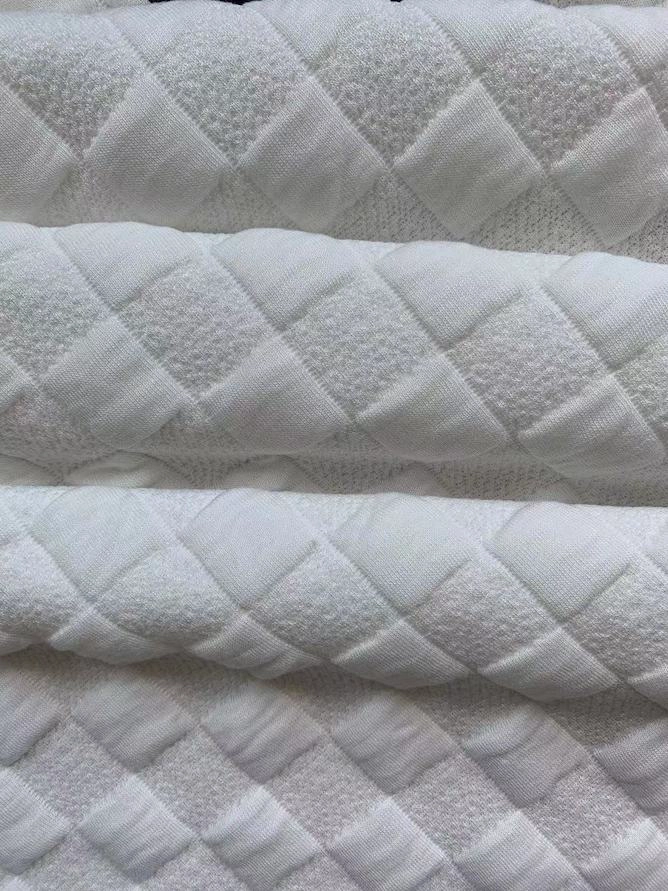 jacquard bamboo latex pillow fabric supplier