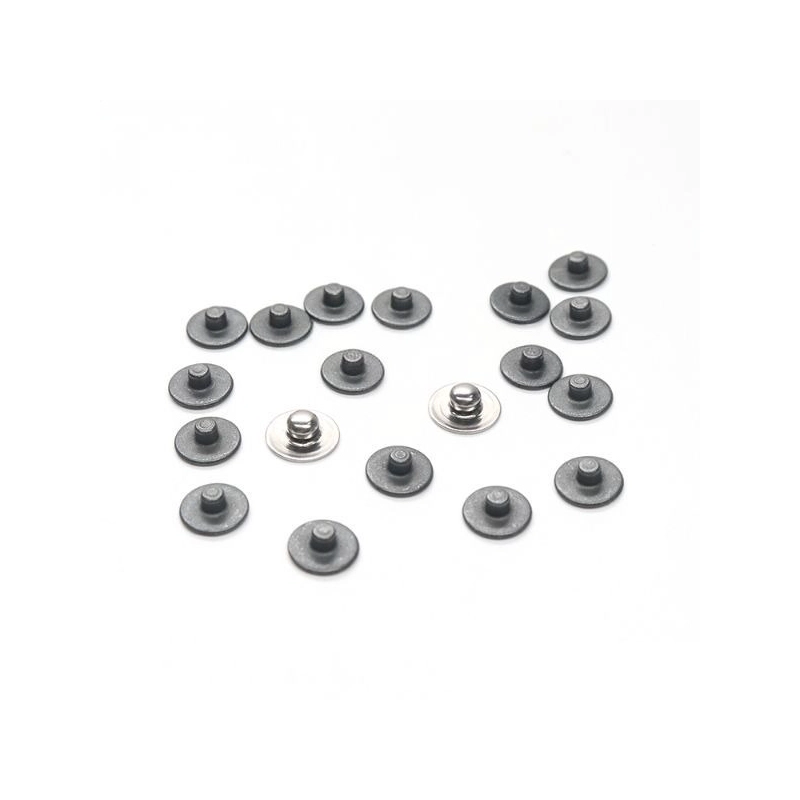 Conector Snap Macho de eletrodo seco de 3,9 mm com alojamento ABS e revestimento AG/AGCL | Fabricante de Dongguan