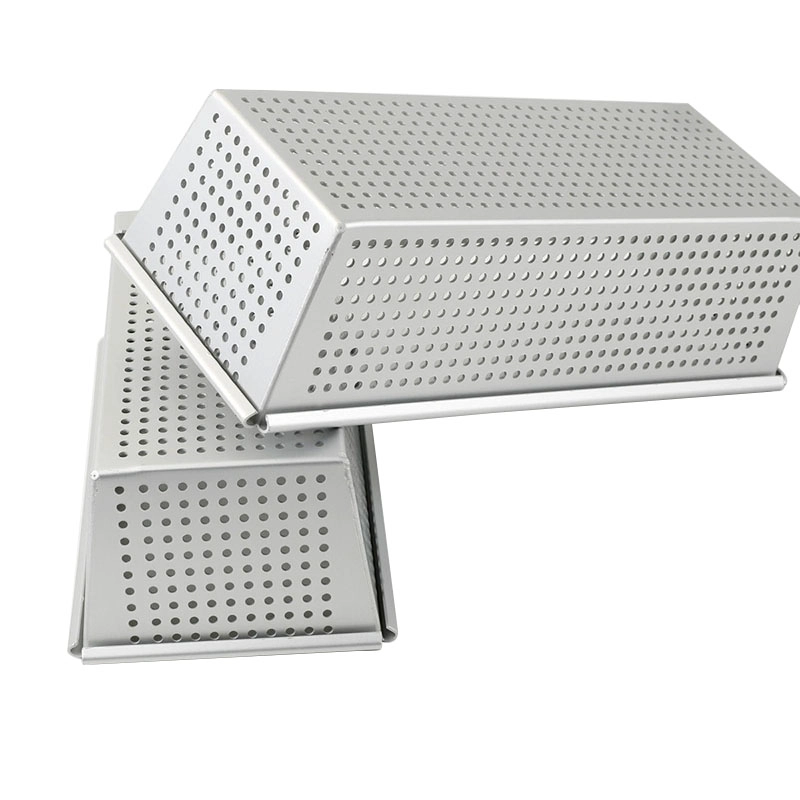 Anodized Aluminum Perforated Bread Loaf Baking Tin