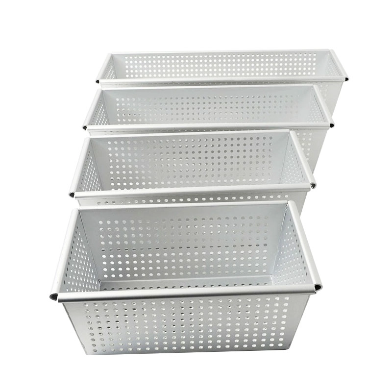 Anodized Aluminum Perforated Bread Loaf Baking Tin