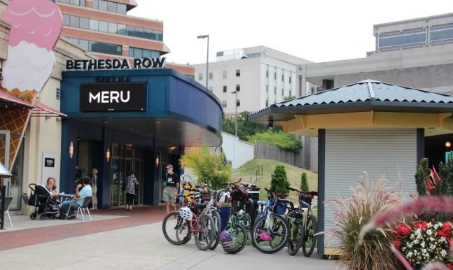 outdoor bike rack