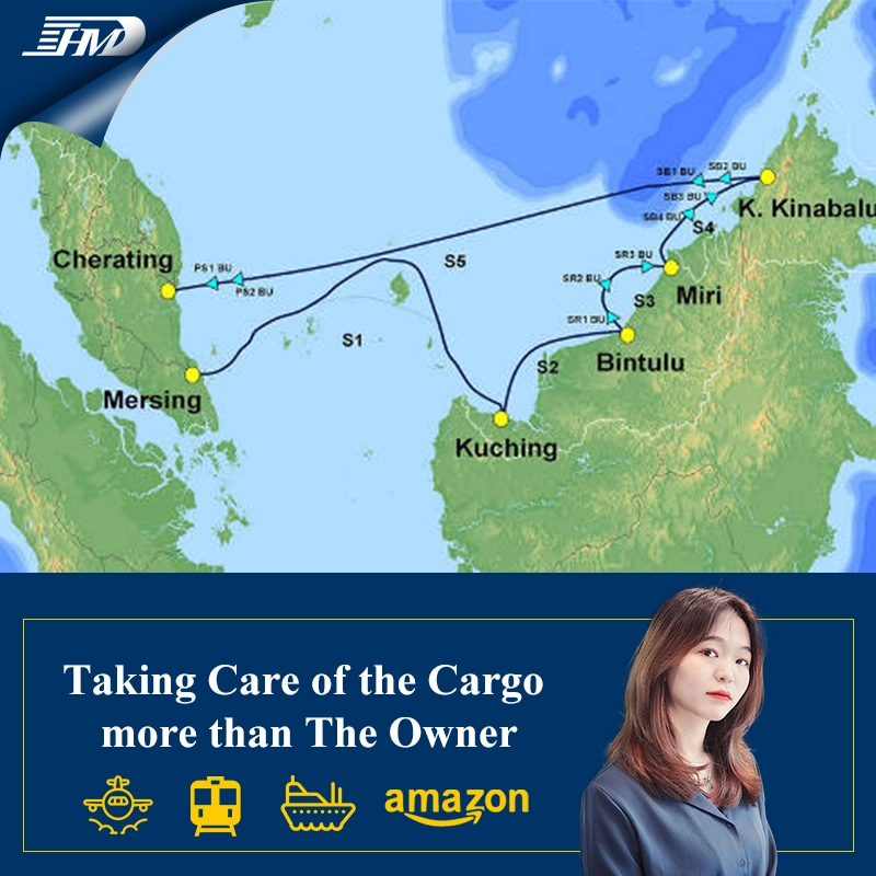 Shipping Agent Cargo Ship Door to Door Shipping Freight Forwarder Sea to Malaysia