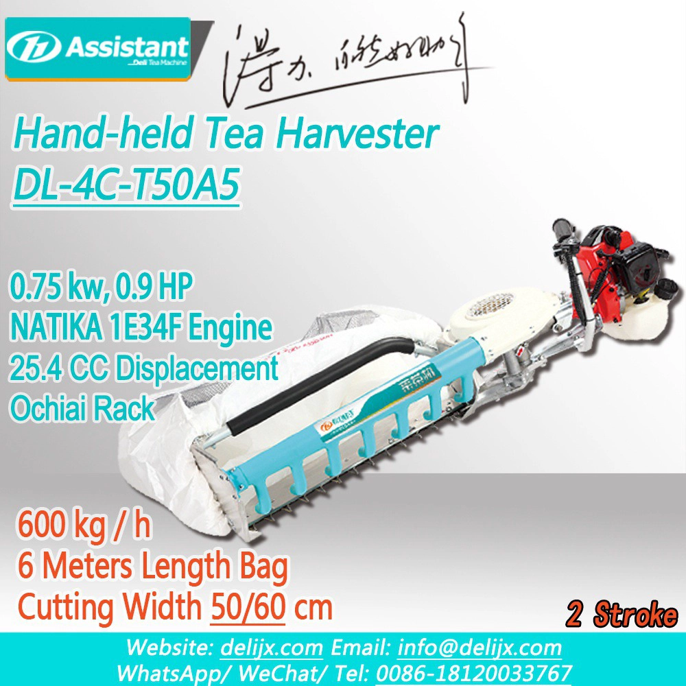 China Hand-Held Type 2 Stroke Tea Leaf Harvesting Machine With NATIKA Engine DL-4C-T50A5 manufacturer Hand-Held Type 2 Stroke Tea Leaf Harvesting Machine With NATIKA Engine DL-4C-T50A5