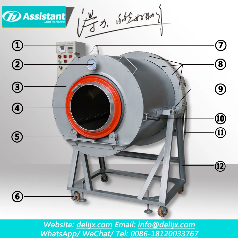 Электрический нагреватель, диаметр 70 см, средний тип, машина для формовки зеленого чая DL-6CST-D70