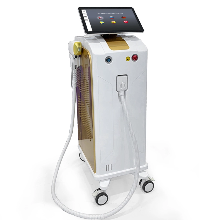 China Neue Designunterstützungsanpassungslaser-Diodo-755-nm-808-nm-1064-nm-Diodenlaser-Haarentfernungsmaschine Hersteller