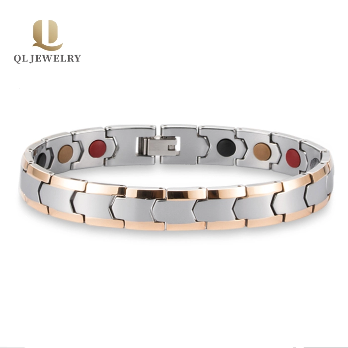 Professionelle Fabrikversorgung Wolframkarbid Armband Gesundheitswesen Energie Magnetische Wolfram Germanium Armband Für Männer und Frauen