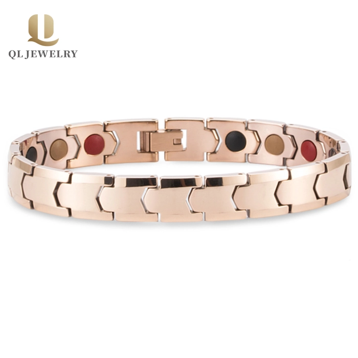 Professionelle Fabrikversorgung Wolframkarbid Armband Gesundheitswesen Energie Magnetische Wolfram Germanium Armband Für Männer und Frauen