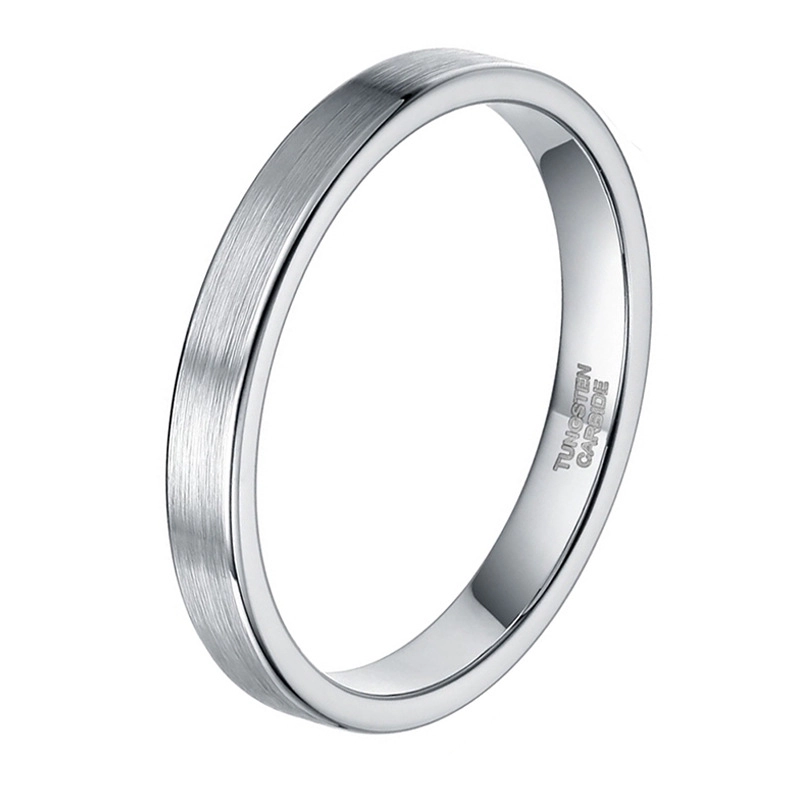 2mm Comfort Fit Satin gebürstet Wuchsten Hochzeitsband China Lieferant