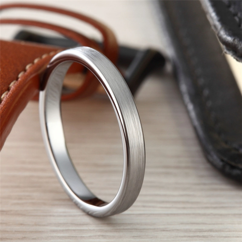 2mm Comfort Fit Satin gebürstet Wuchsten Hochzeitsband China Lieferant