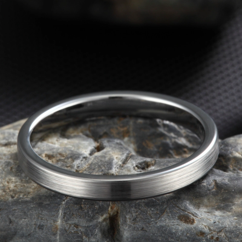 2mm Comfort Fit Satin gebürstet Wuchsten Hochzeitsband China Lieferant