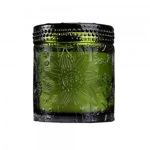 Lotus candle jar