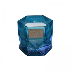 Hexgonal candle jar