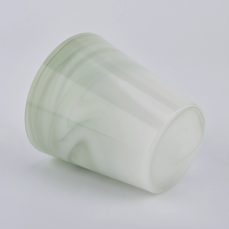 Luxury stone effect 200ml cylinder glass candle holder for home decorative Luxury stone effect 200ml cylinder glass candle holder for home decorative