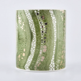 home decor ceramic soy wax candle jar