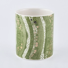 home decor ceramic soy wax candle jar