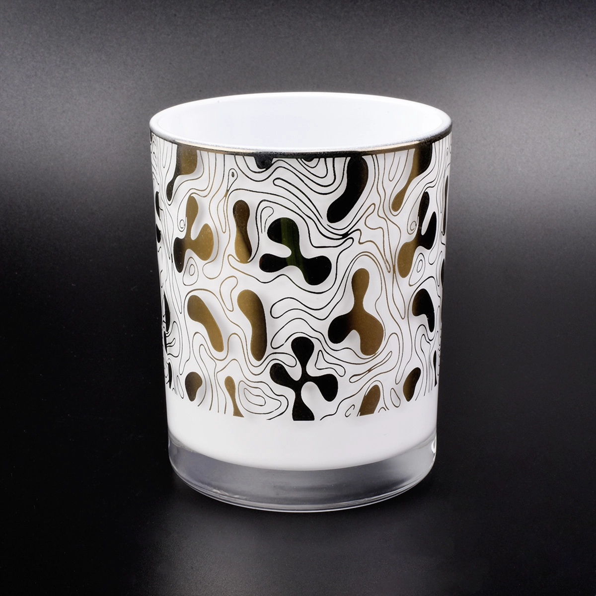Luxury White Glass Jar For Candle Making Wholesale Luxury White Glass Jar For Candle Making Wholesale