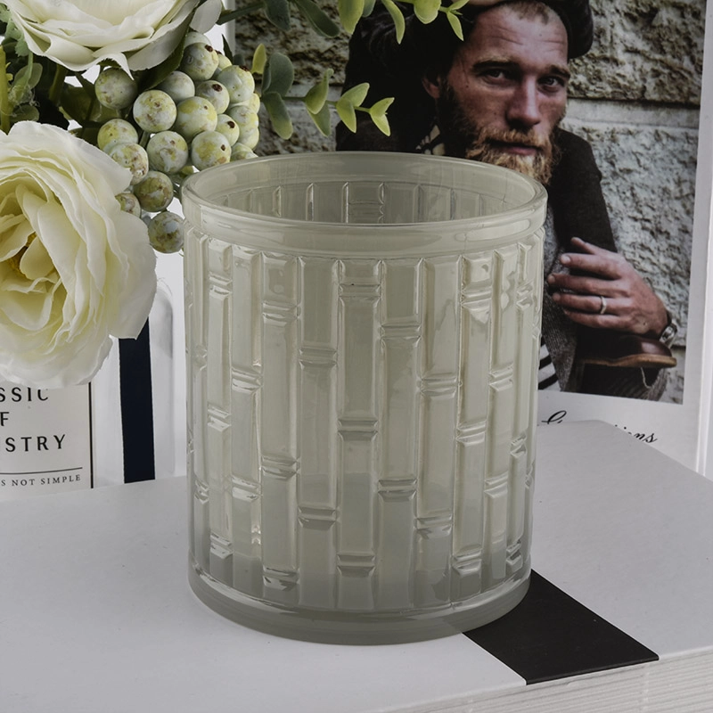 classic home decor glass candle jars