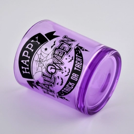 Halloween dekorative Glas Kerze Gläser Großhandel