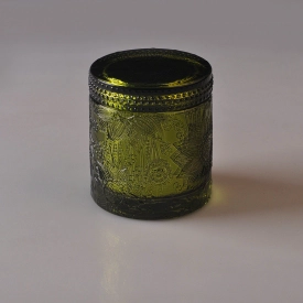 Luxus Glas Kerze Jar mit Glasdeckel Custom Kerze Jar Lieferant