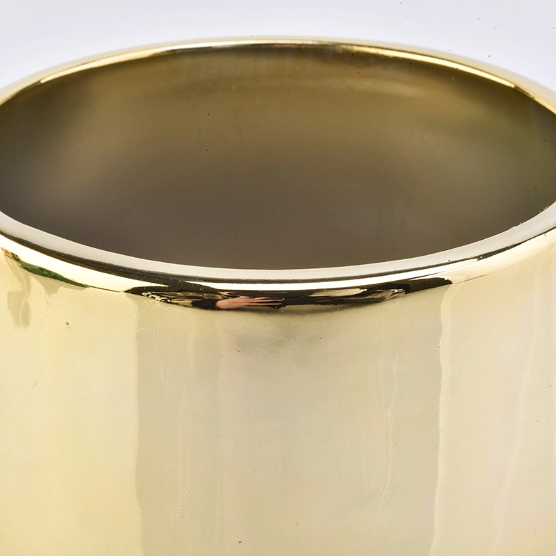 Popular Gold Ceramic Candle Jars Popular Gold Ceramic Candle Jars