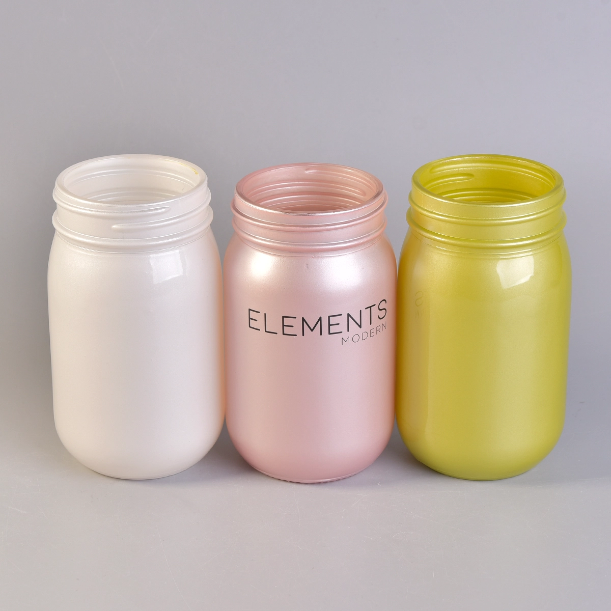 Wholesale glass mason jar with lids for candle