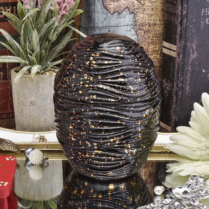 Low MOQ Egg Shape Glass Candle Jar With Lids Low MOQ Egg Shape Glass Candle Jar With Lids