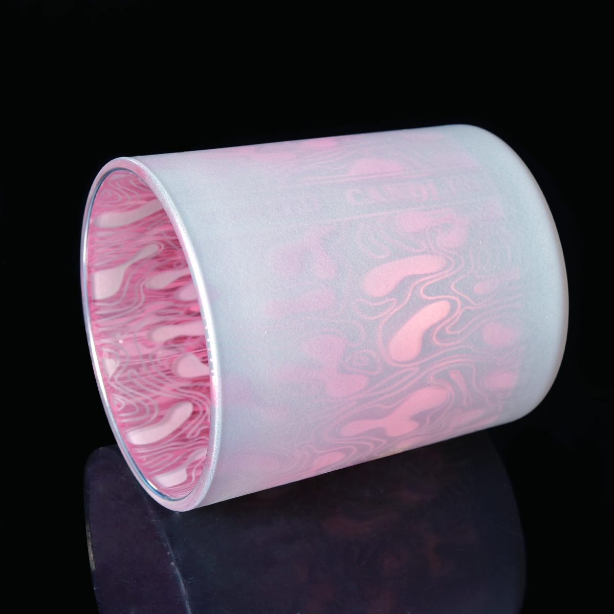 10oz Cylinder Glass candle jar 