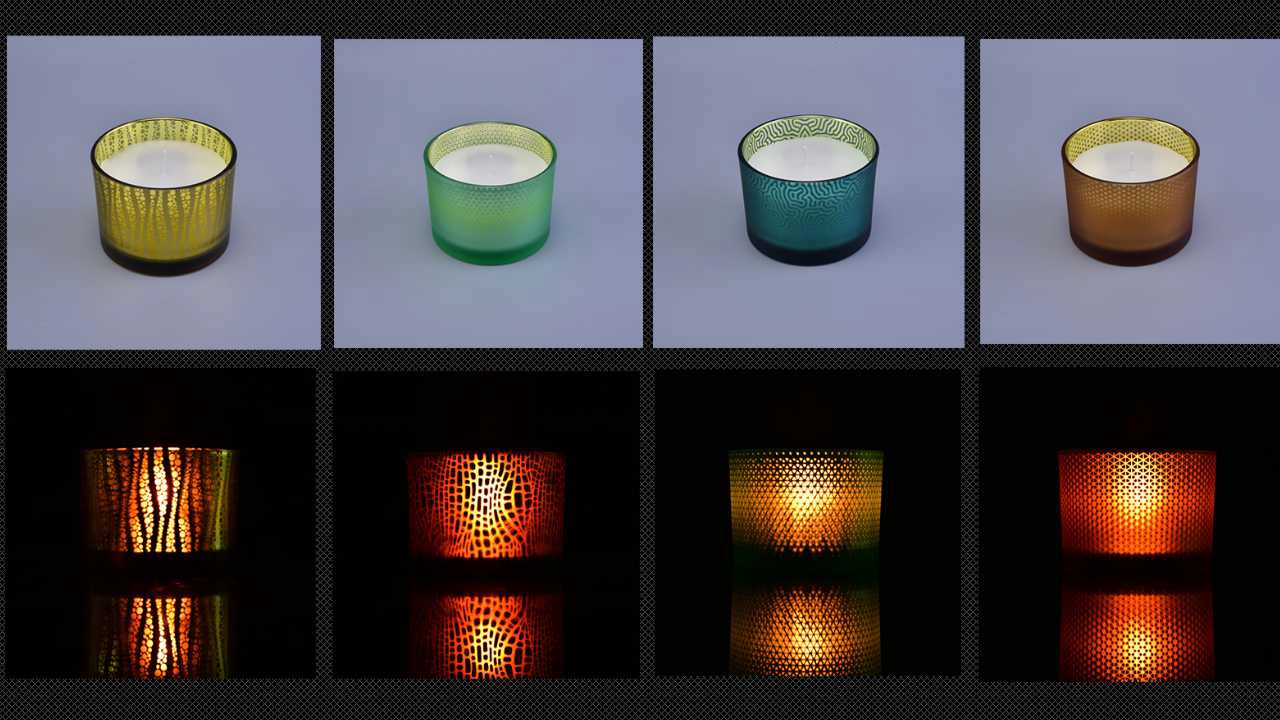 soy candles holders