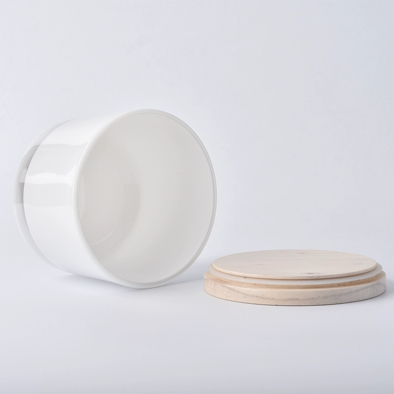 3-wick white glass candle jar with lid 3-wick white glass candle jar with lid