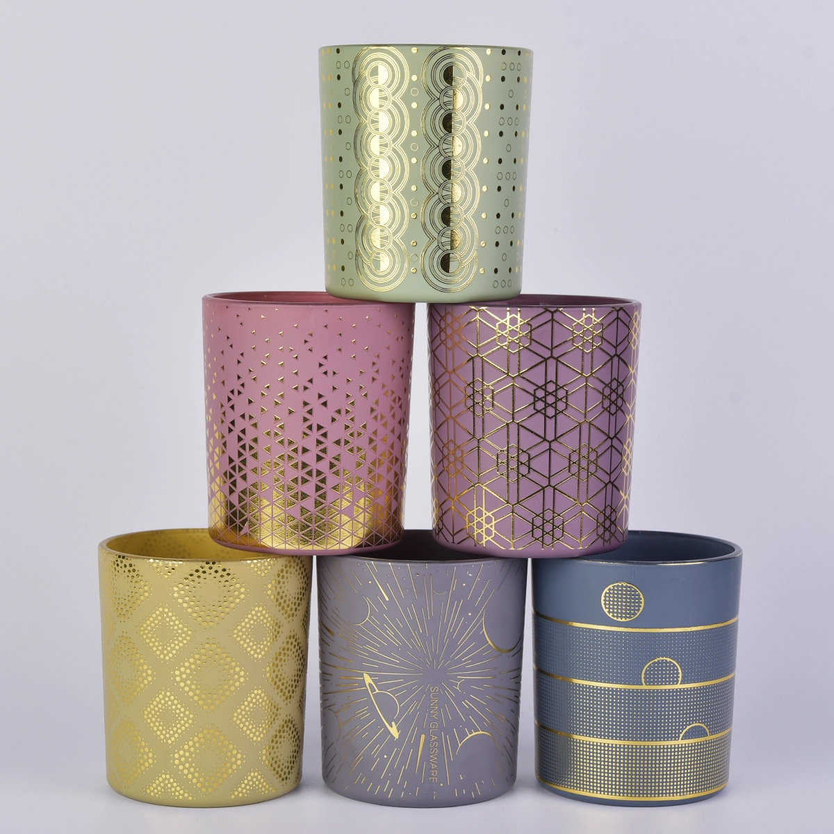Home decorative glass candle jars for 10oz candle candle making Home decorative glass candle jars for 10oz candle candle making