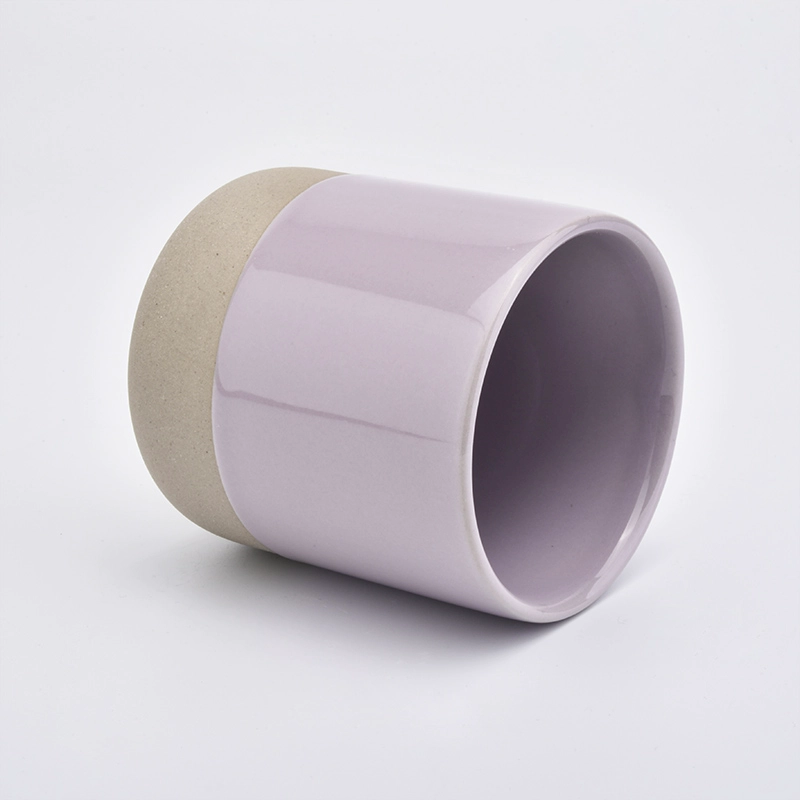 12oz Luxury Purple Candle Holders for Christmas Gift