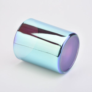 6oz 8oz 10oz mewah Black Holographic Glass Candle Jar