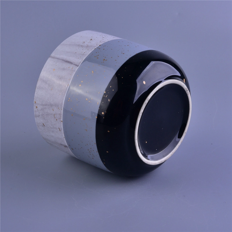 Beautiful round bottom ceramic candle holder
