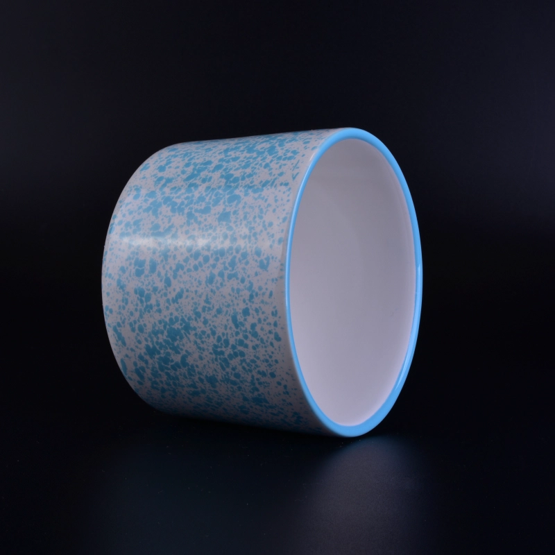 Hand made transmutation glazing ceramic candle holder Hand made transmutation glazing ceramic candle holder