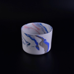 New products 7 types cloud shape square small ceramic candle holder
