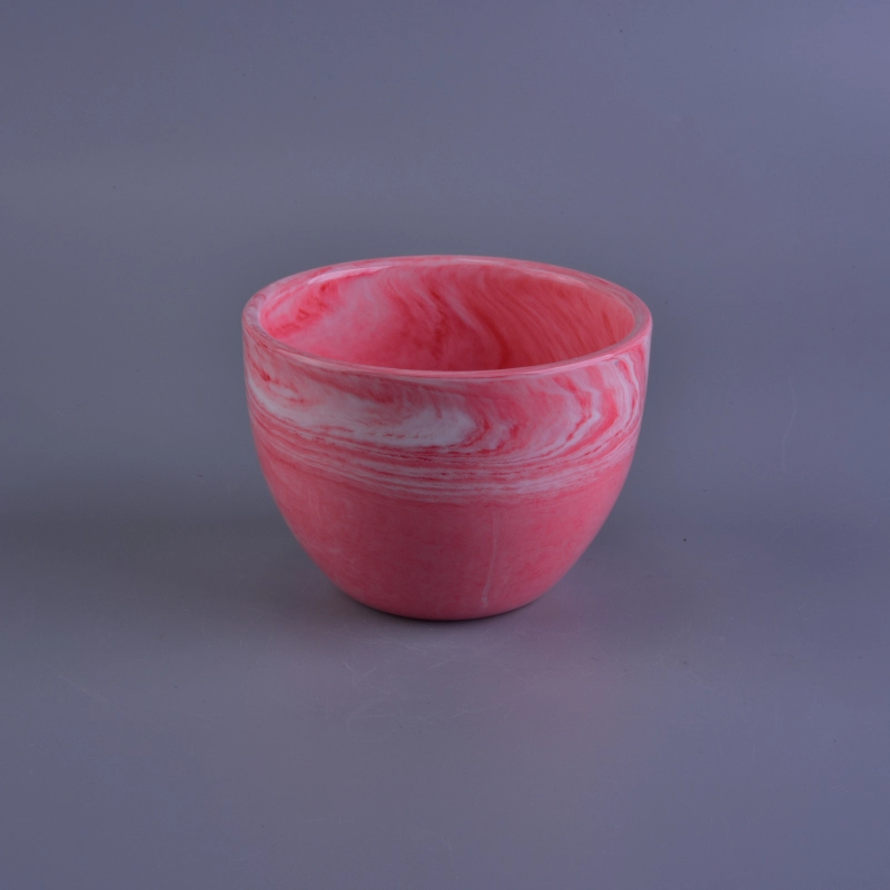 Marbling Ceramic Candle Holders