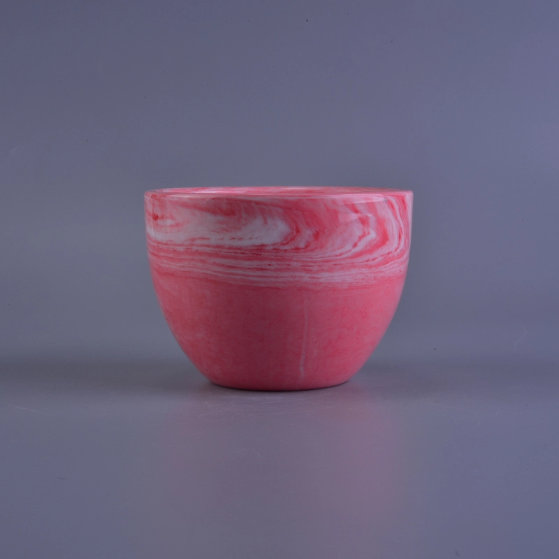 Marbling Ceramic Candle Holders