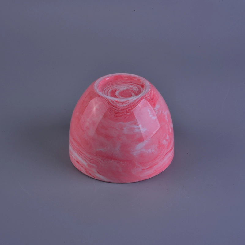 Marbling Ceramic Candle Holders