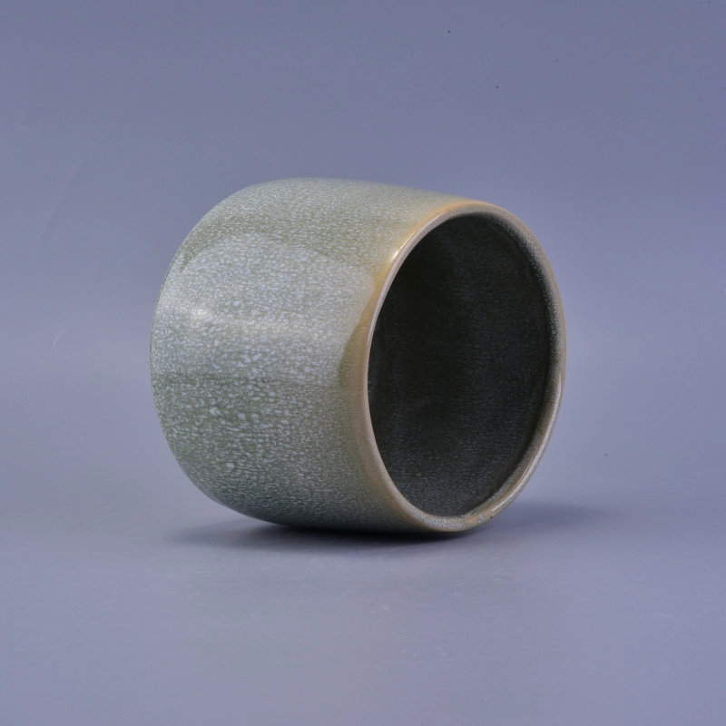 Crack glaze transmutation ceramic candle holder Crack glaze transmutation ceramic candle holder