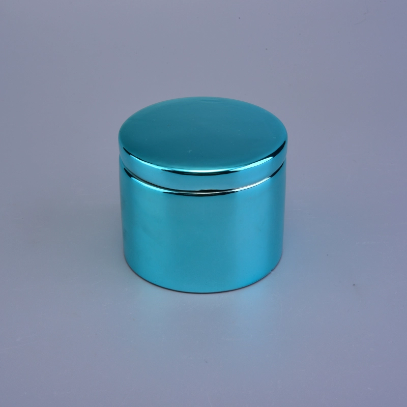 New arrival ceramic candle holders with lids