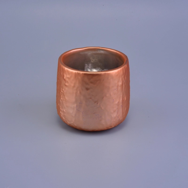 Matt colorful coating ceramic candle jar Matt colorful coating ceramic candle jar