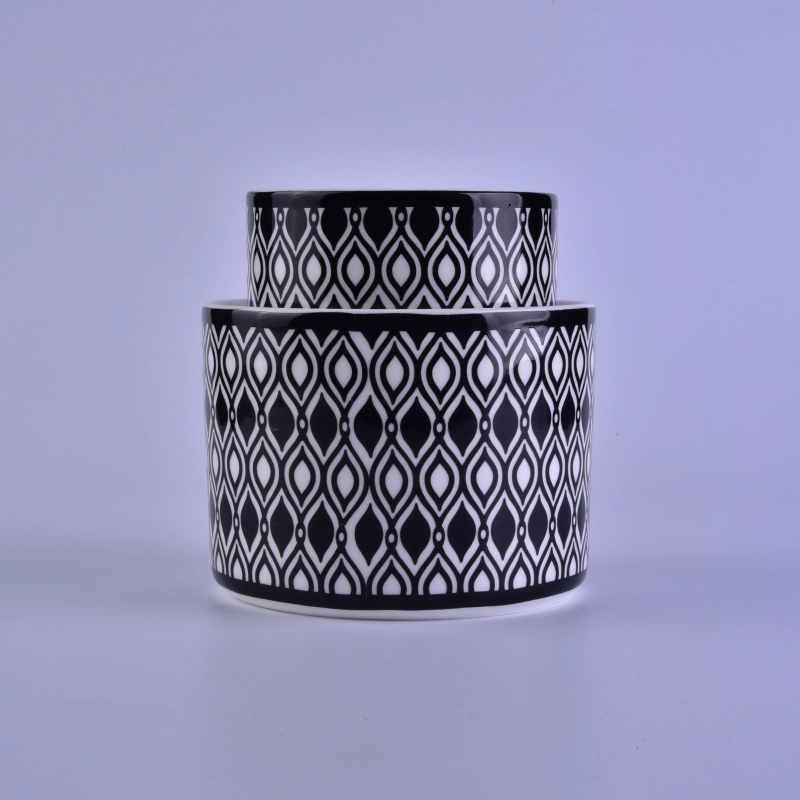Decal printing votive ceramic candle holder Decal printing votive ceramic candle holder