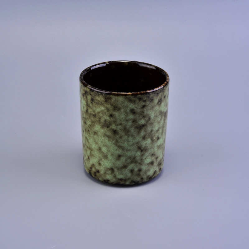 Bling bling Transmutation Glaze Home Decoration Ceramic Candle Holder