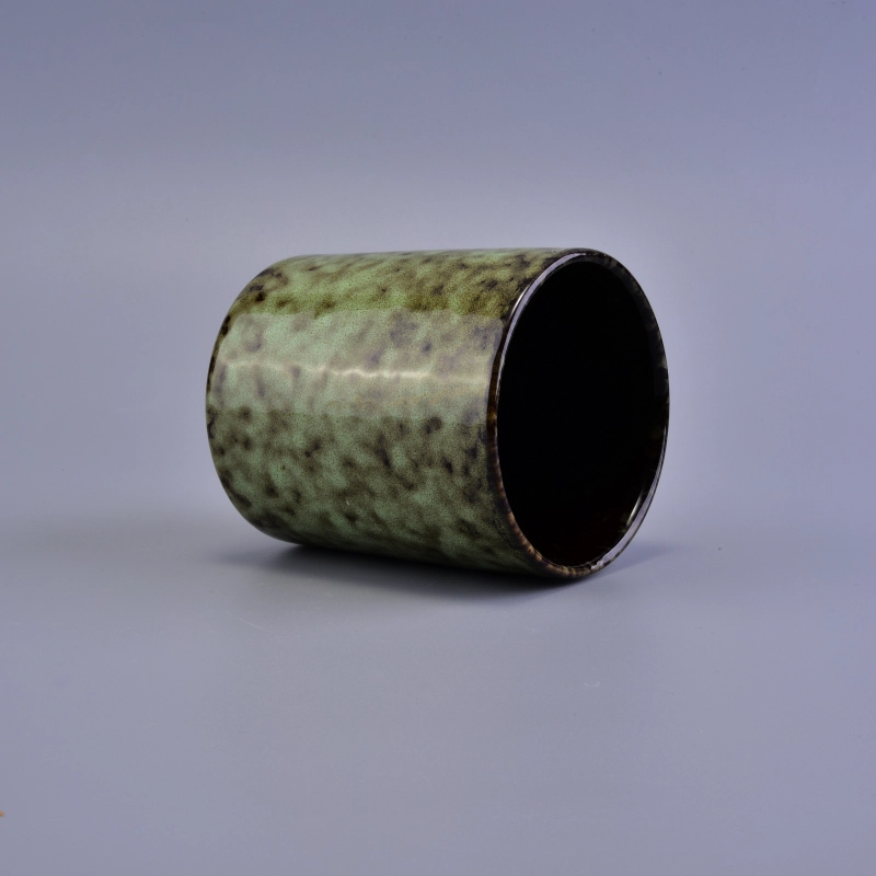 Bling bling Transmutation Glaze Home Decoration Ceramic Candle Holder