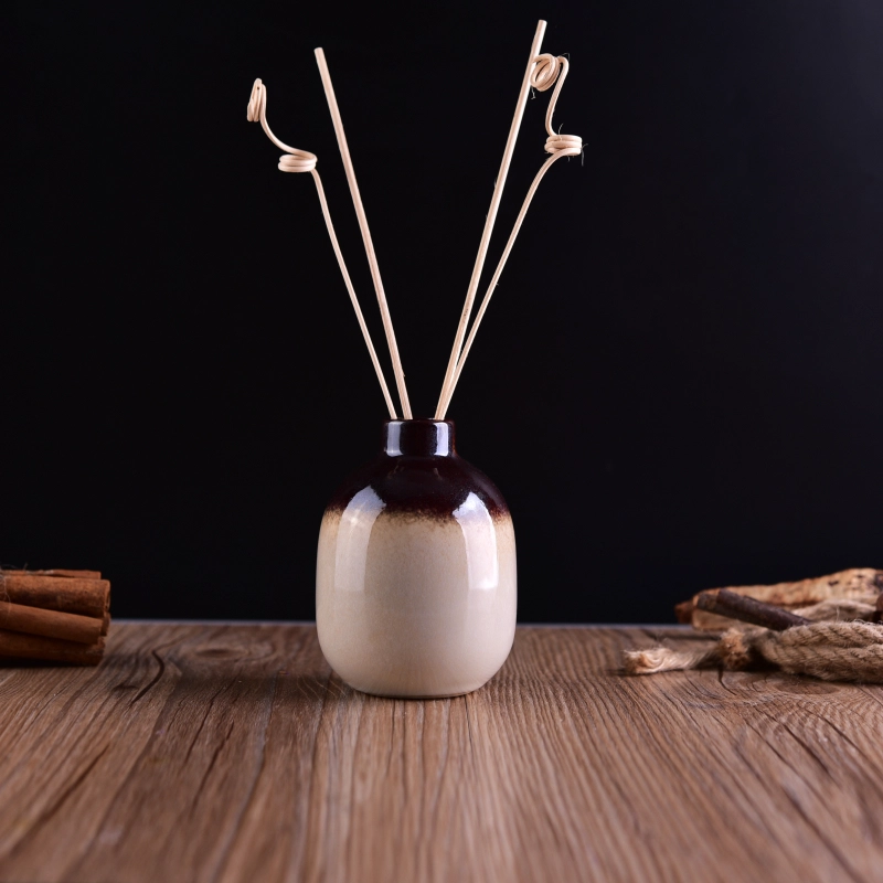 Transmutation glaze ceramic reed diffuser bottle 