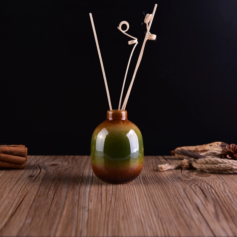 Decorative aroma ceramic diffuser bottle