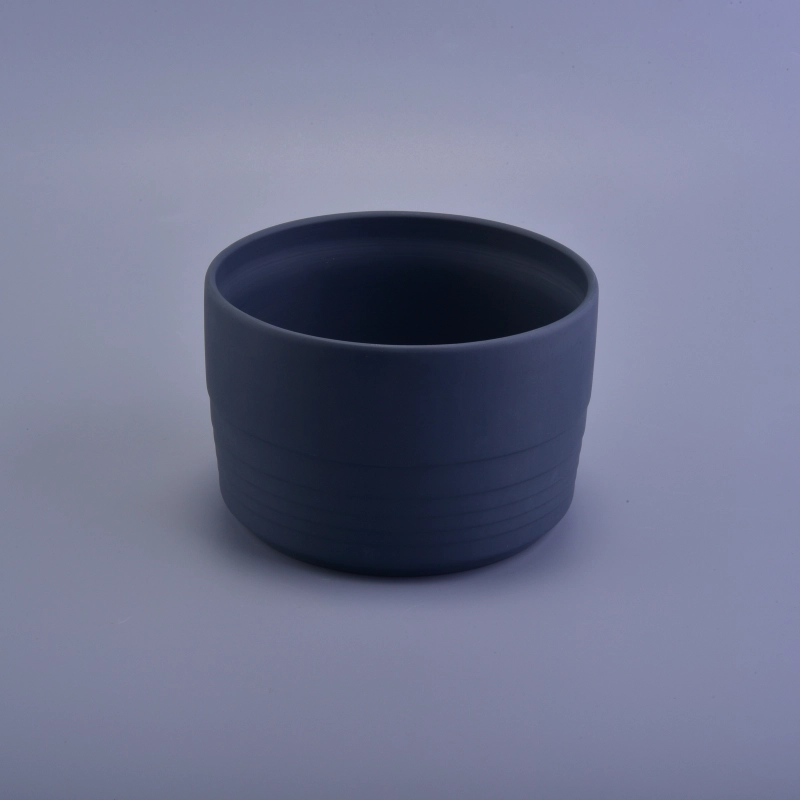 35 oz 1000ml Matte Grey Painted Ceramic Candle Vessel for wax 35 oz 1000ml Matte Grey Painted Ceramic Candle Vessel for wax