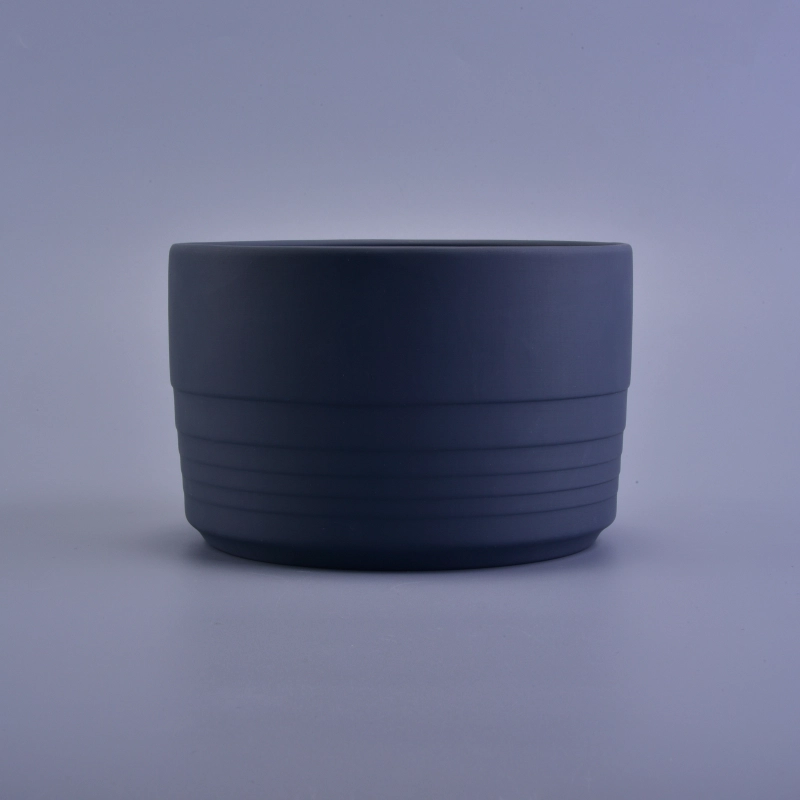 35 oz 1000ml Matte Grey Painted Ceramic Candle Vessel for wax 35 oz 1000ml Matte Grey Painted Ceramic Candle Vessel for wax