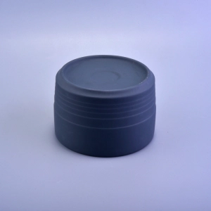 35 oz 1000ml Matte Grey Painted Ceramic Candle Vessel for wax